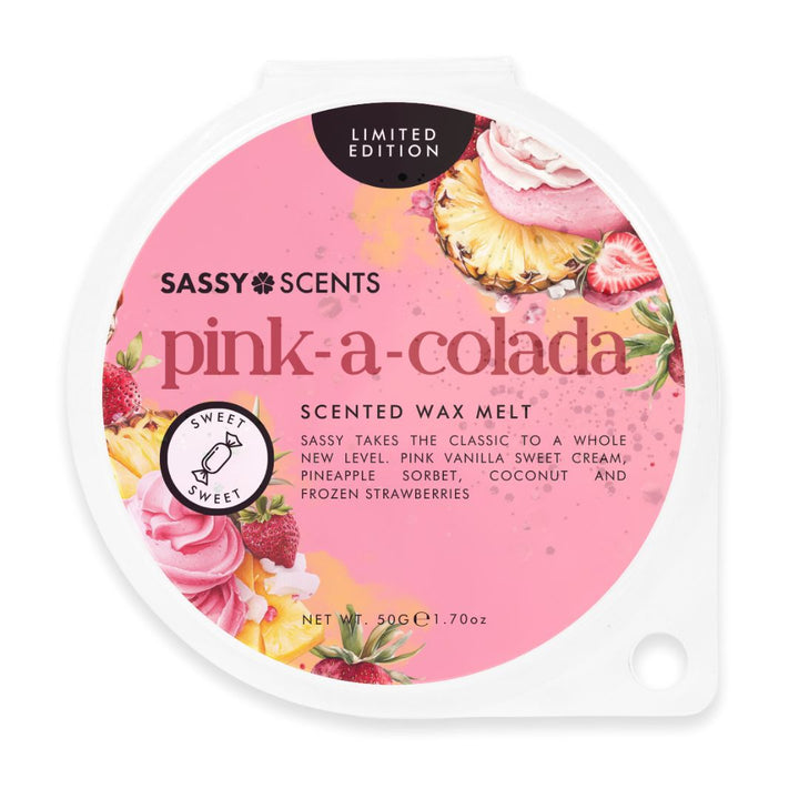 Pink-a-colada Wax Melt - Sassy Shop Wax