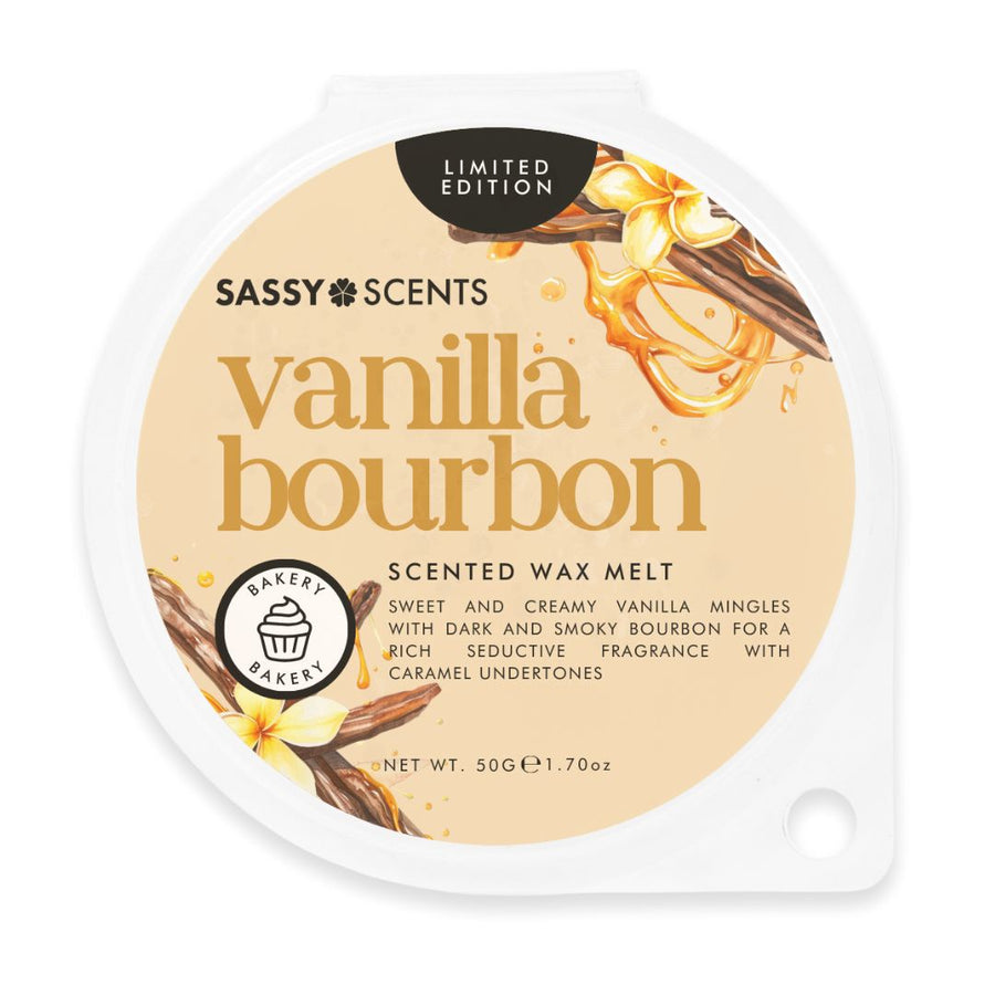 Vanilla Bourbon Wax Melt - Sassy Shop Wax