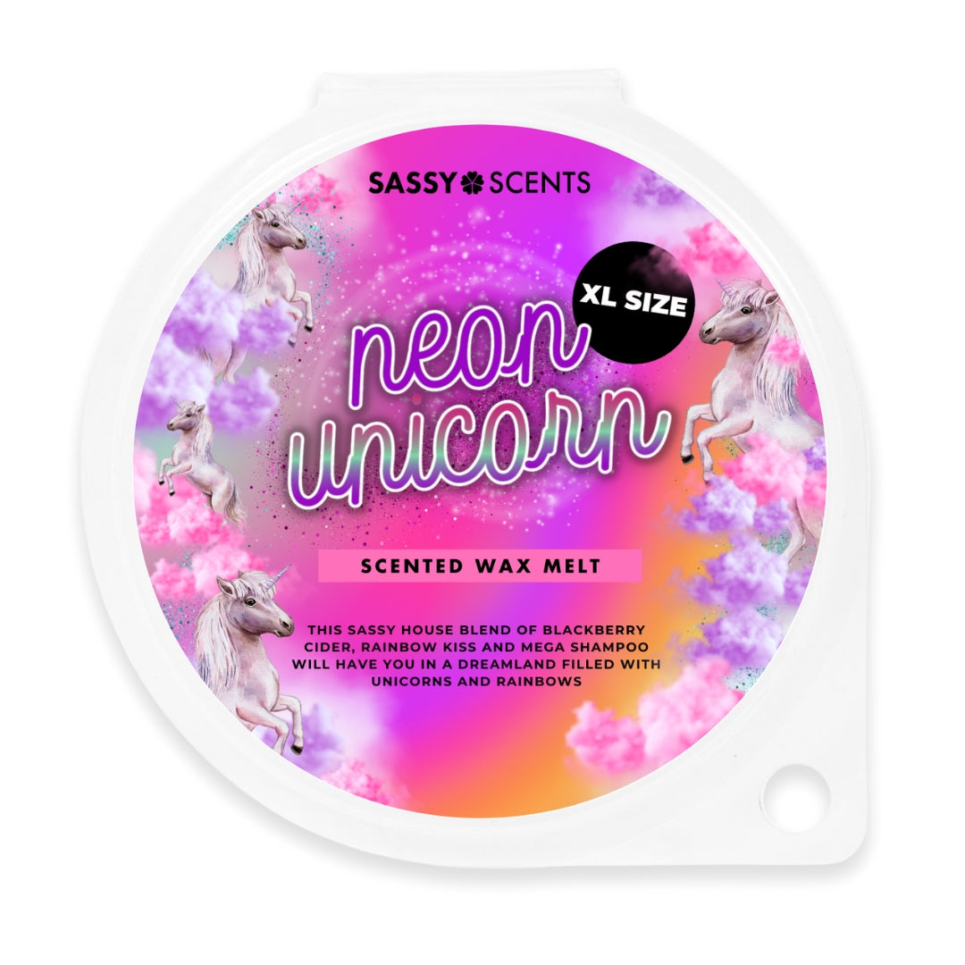 Neon Unicorn XL Wax Melt - Sassy Shop Wax