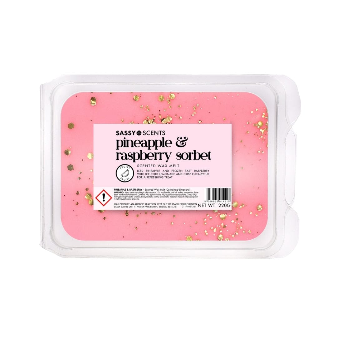 Pineapple & Raspberry Sorbet Small Tub - Sassy Shop Wax