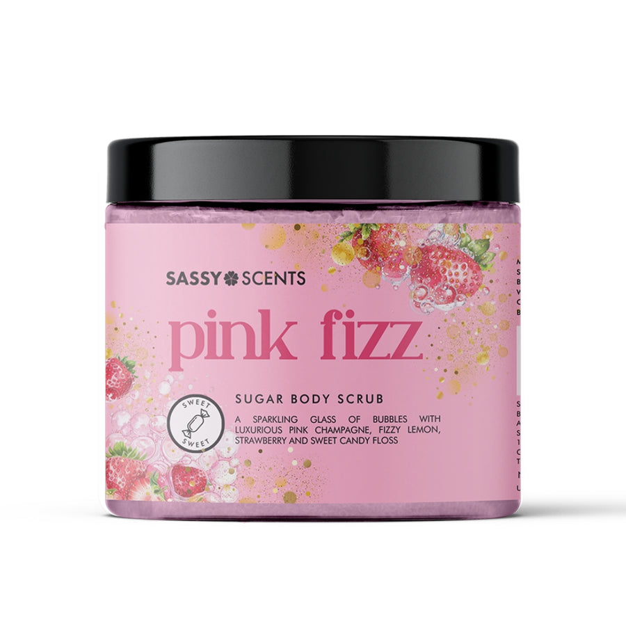 Pink Fizz Sugar Body Scrubs - Sassy Shop Wax