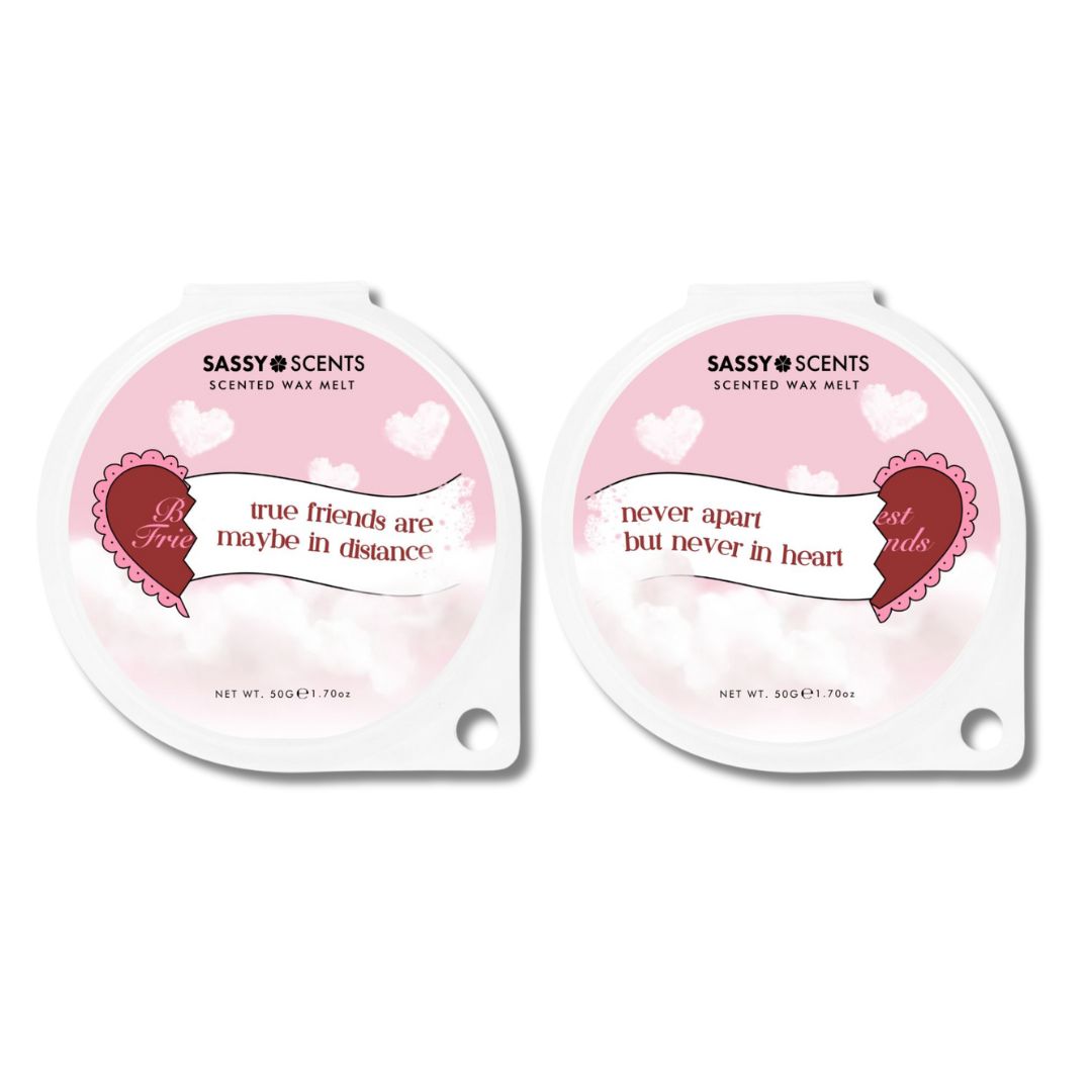 Besties Two Pack of Wax Melts - Sassy Shop Wax