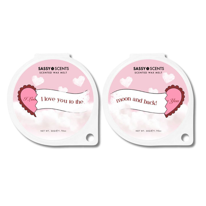 I Love You Two Pack of Wax Melts - Sassy Shop Wax