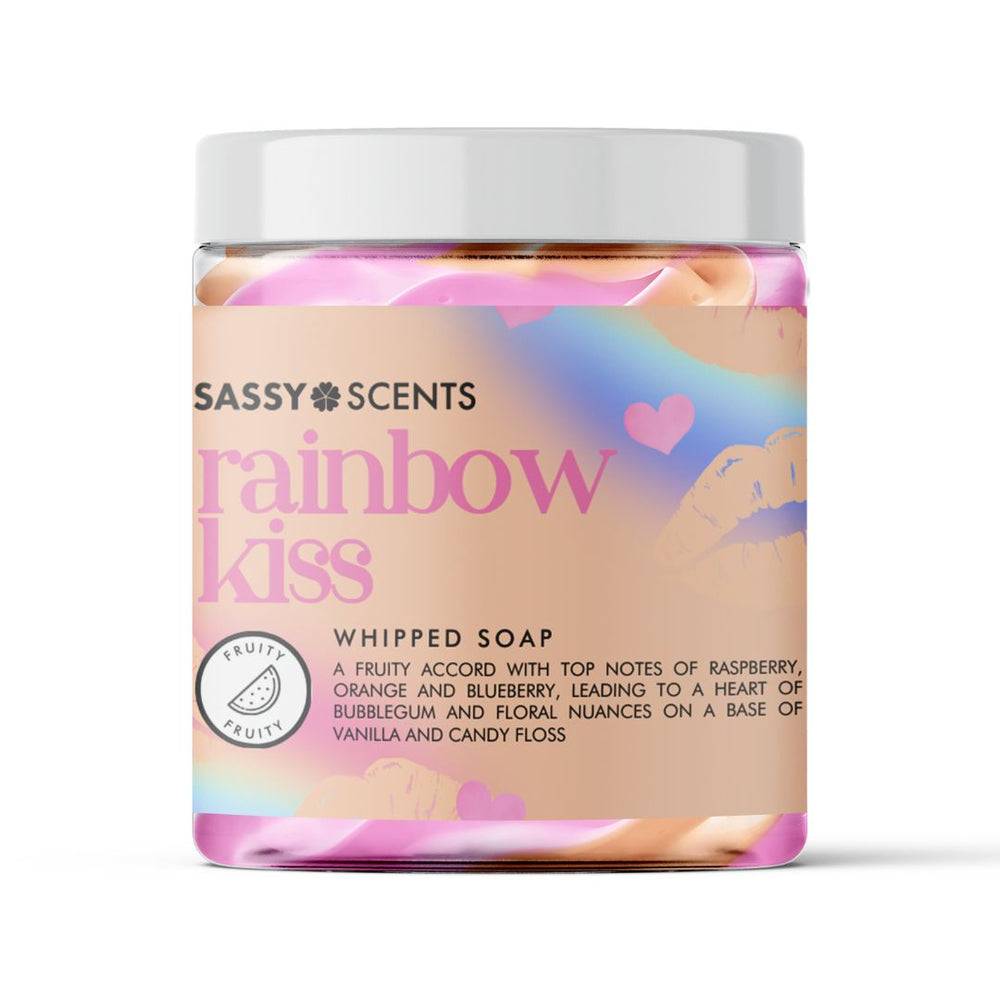 Rainbow Kiss Whipped Soap - Sassy Shop Wax