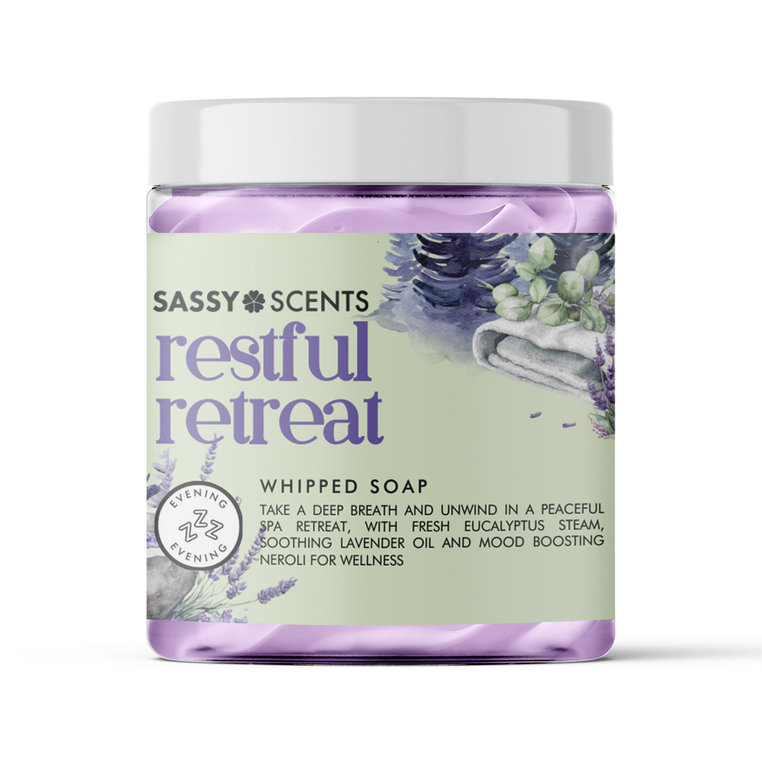 Restful Retreat Whipped Soap - Sassy Shop Wax