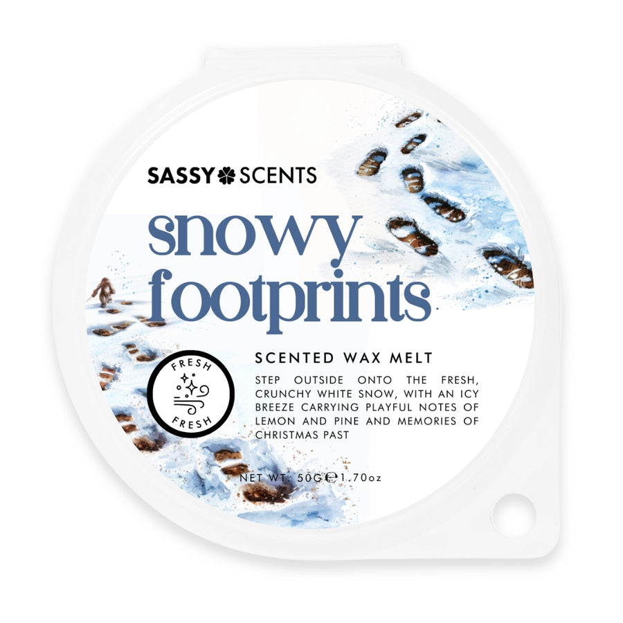 Snowy Footprints Wax Melt - Sassy Shop Wax