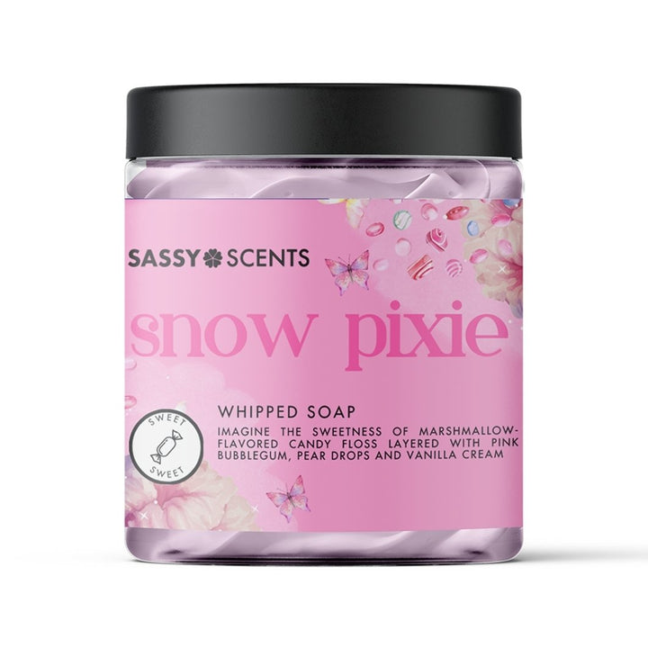 Snow Pixie Whipped Soap - Sassy Shop Wax