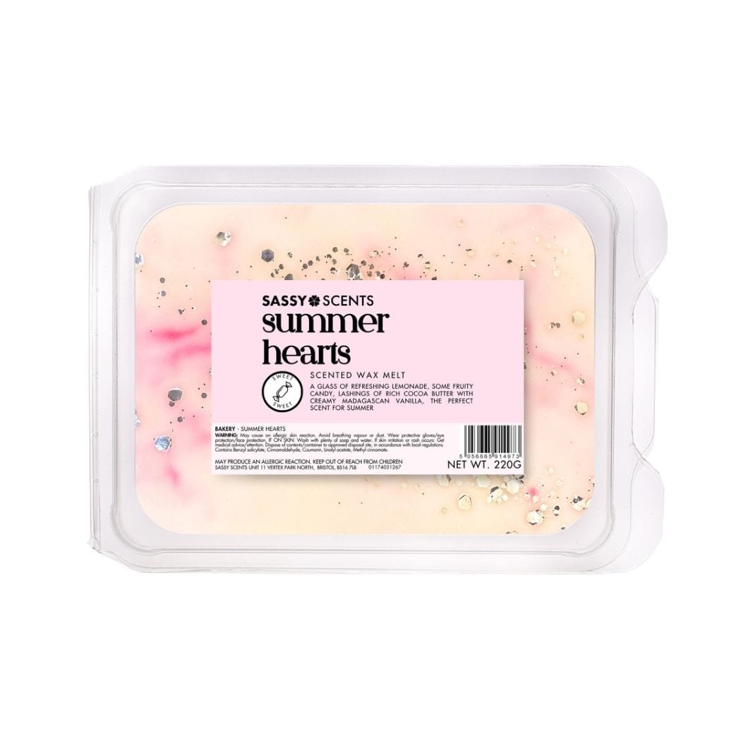 Summer Hearts Small Tub - Sassy Shop Wax