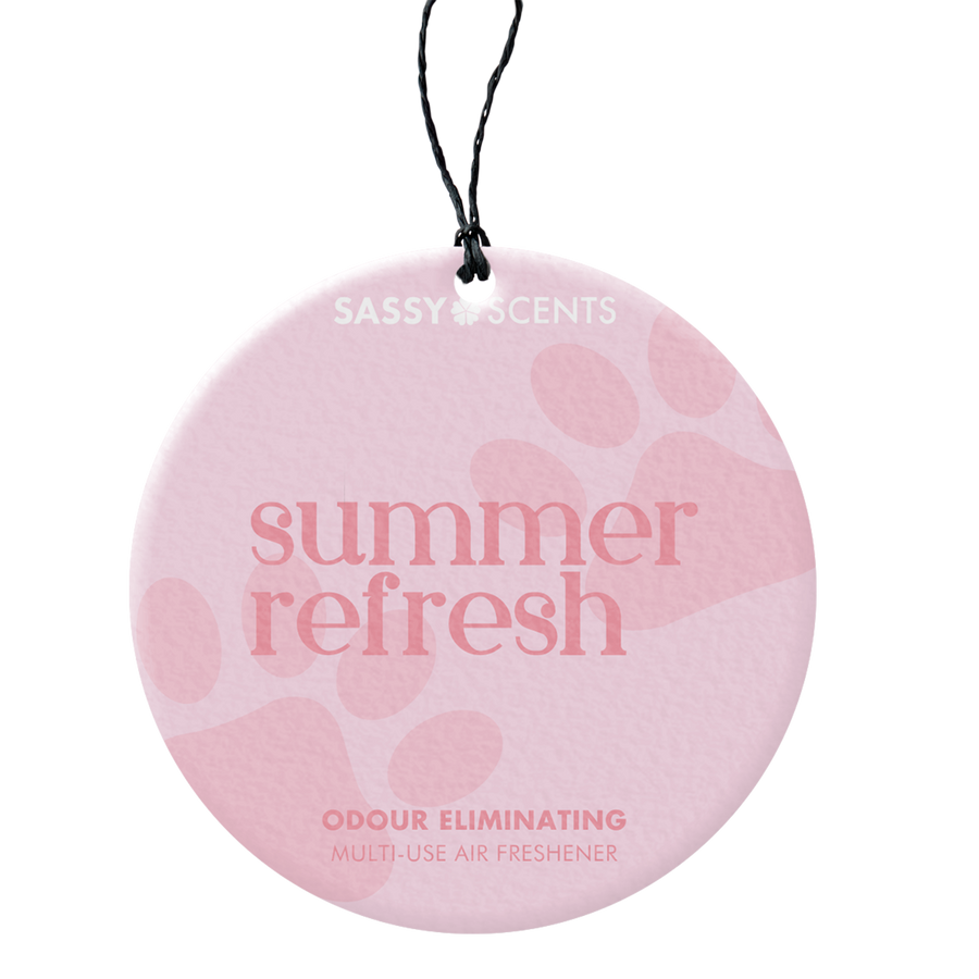 Summer Refresh Odour Eliminating Hanging Car Freshener - Sassy Shop Wax