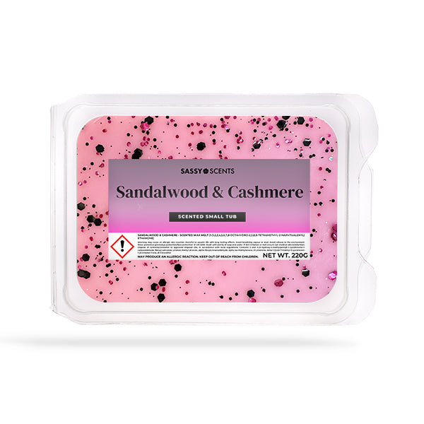 Sandalwood & Cashmere Small Tub - Sassy Shop Wax