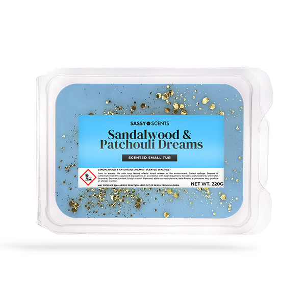 Sandalwood & Patchouli Dreams Small Tub - Sassy Shop Wax