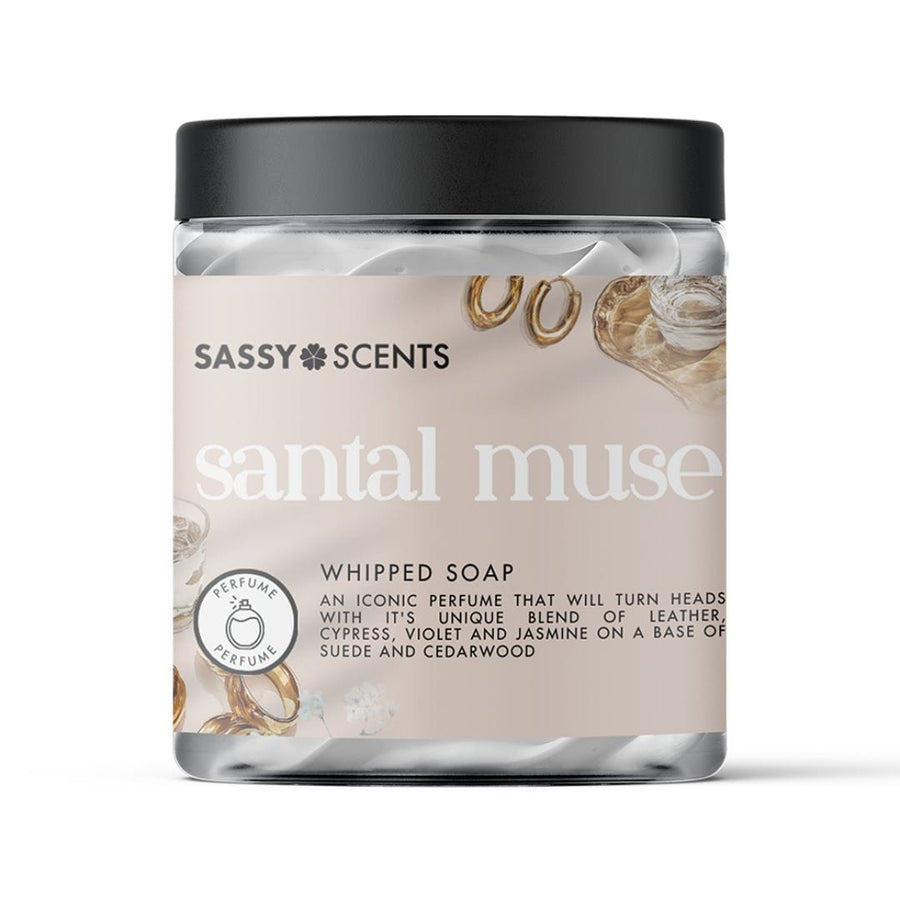 Santal Muse Whipped Soap - Sassy Shop Wax