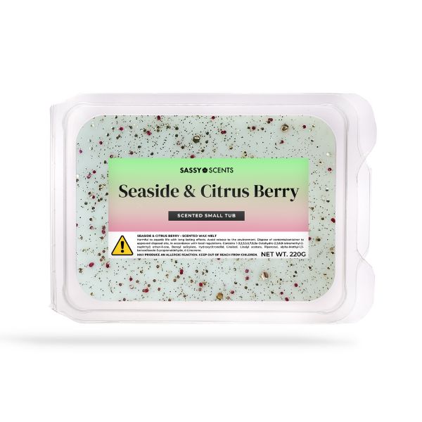 Seaside Citrus Berry Small Tub - Sassy Shop Wax