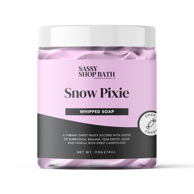 Snow Pixie Whipped Soap - Sassy Shop Wax