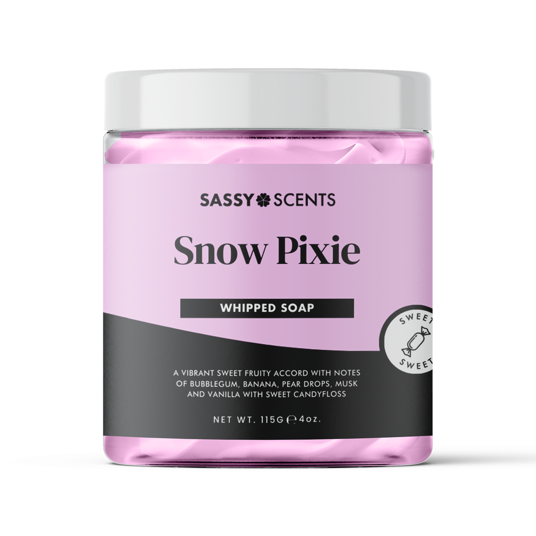 Snow Pixie Whipped Soap - Sassy Shop Wax