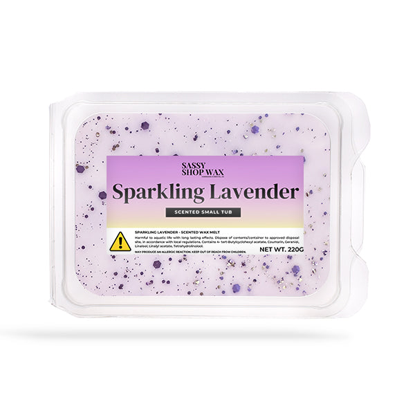Sparkling Lavender Small Tub - Sassy Shop Wax