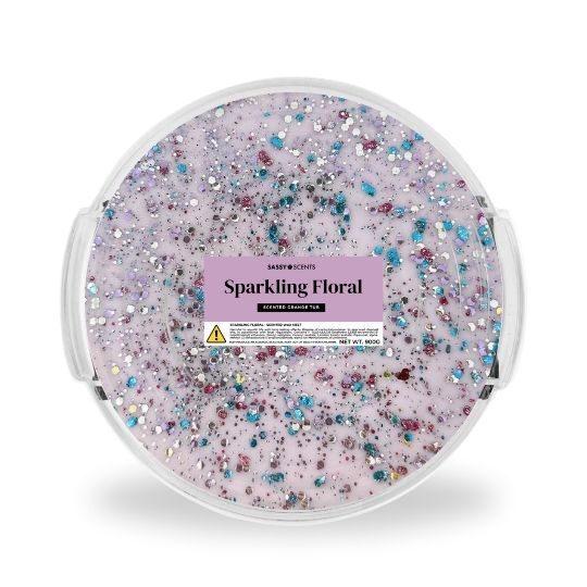 Sparkling Floral Grande Tub - 900g - Sassy Shop Wax