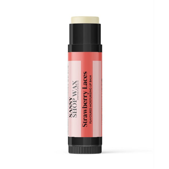 Strawberry Laces Lip Balm - Sassy Shop Wax