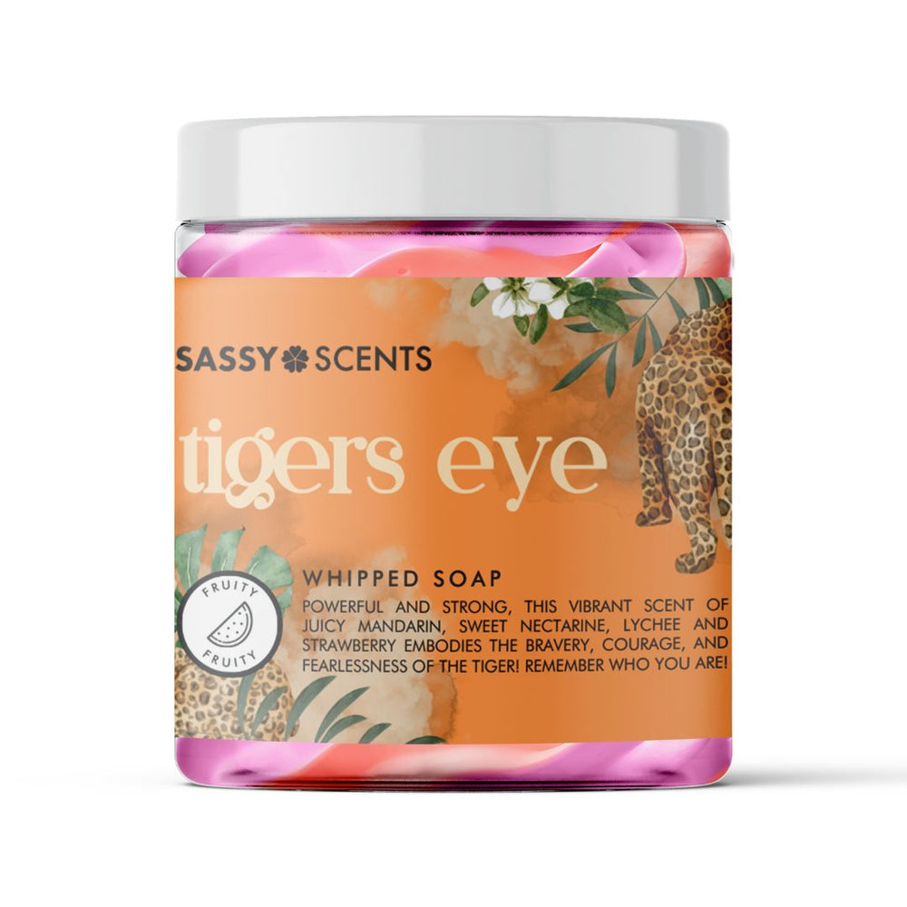 Tigers Eye Whipped Soap - Sassy Shop Wax