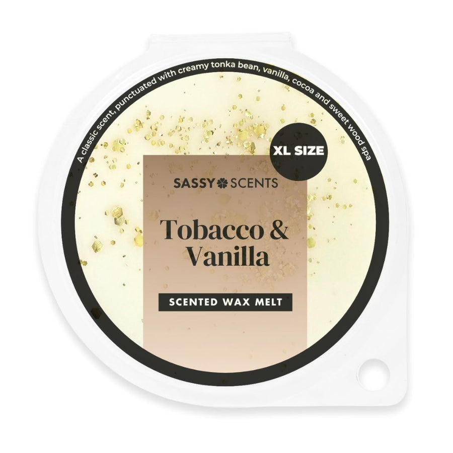 Tobacco & Vanilla XL Wax Melt - Sassy Shop Wax