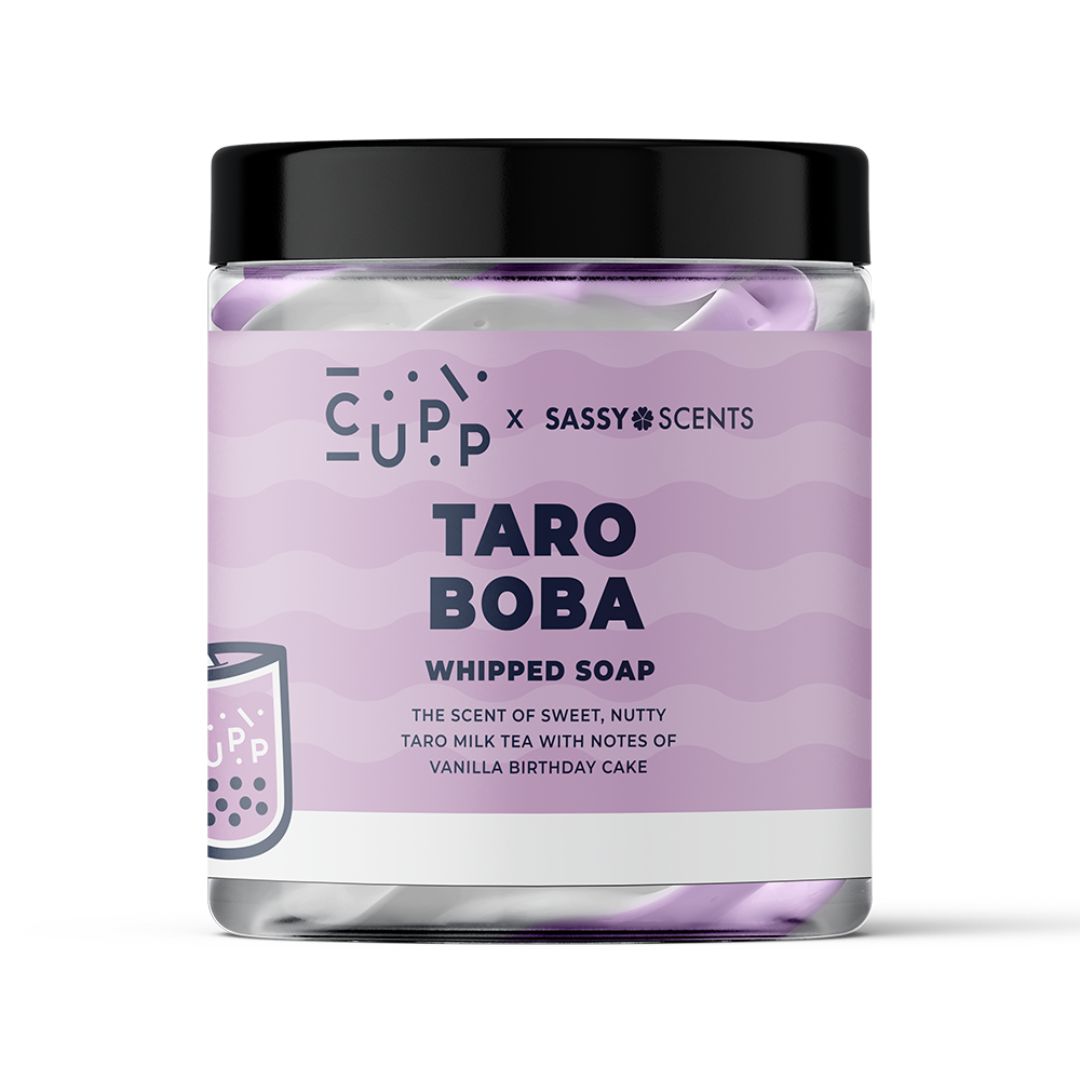 Sassy x CUPP Taro Boba Whipped Soap - Sassy Shop Wax