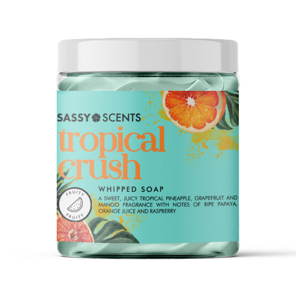Tropical Crush Whipped Soap - Sassy Shop Wax