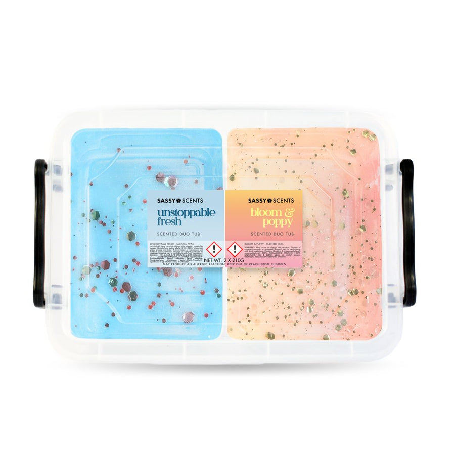 Unstoppable Fresh / Bloom & Poppy Duo Tub - Sassy Shop Wax