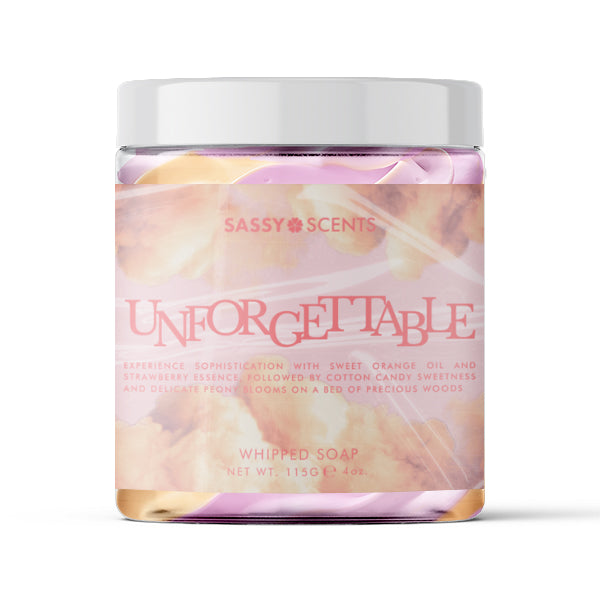Unforgettable Whipped Soap - Sassy Shop Wax