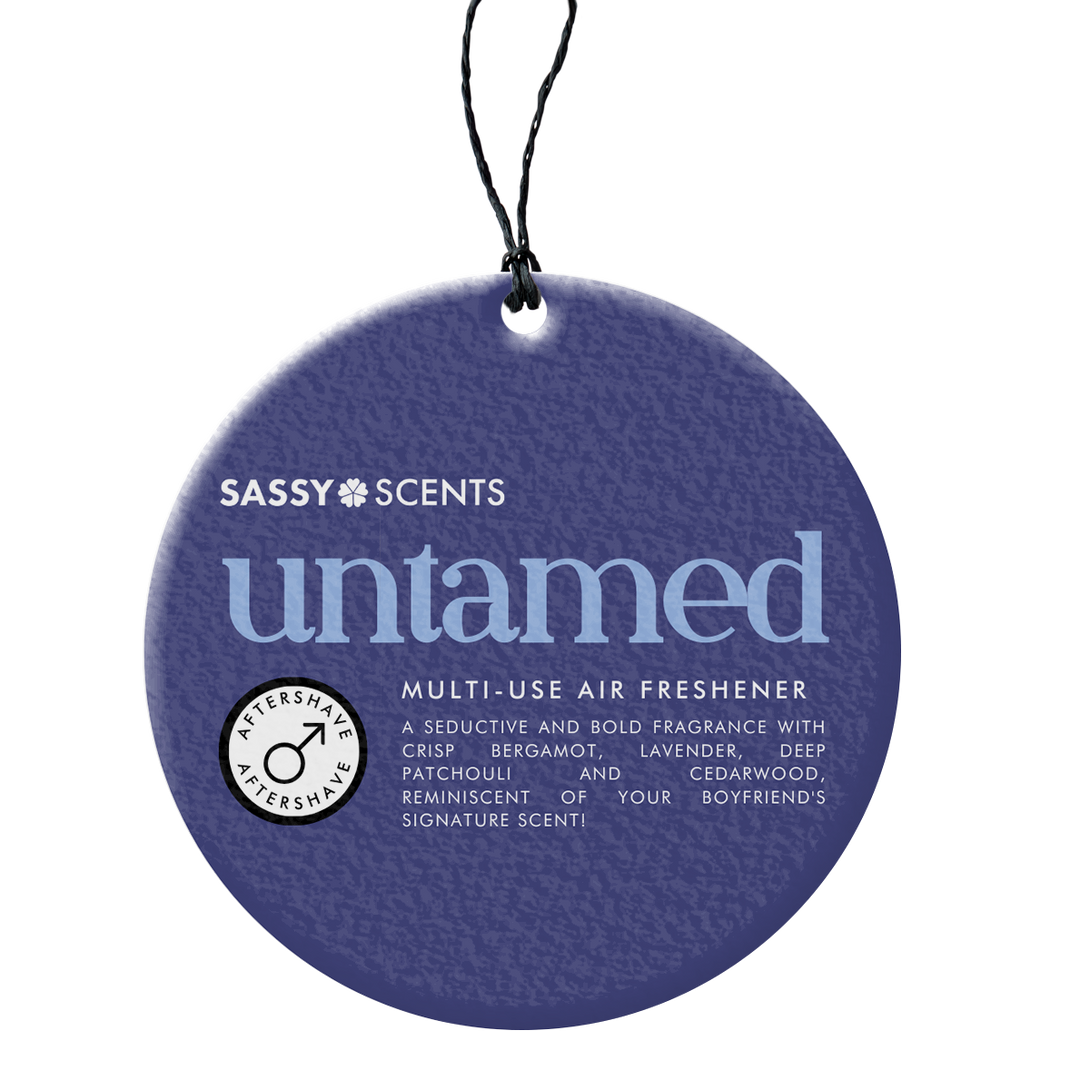 Untamed Hanging Car Freshener - Sassy Shop Wax