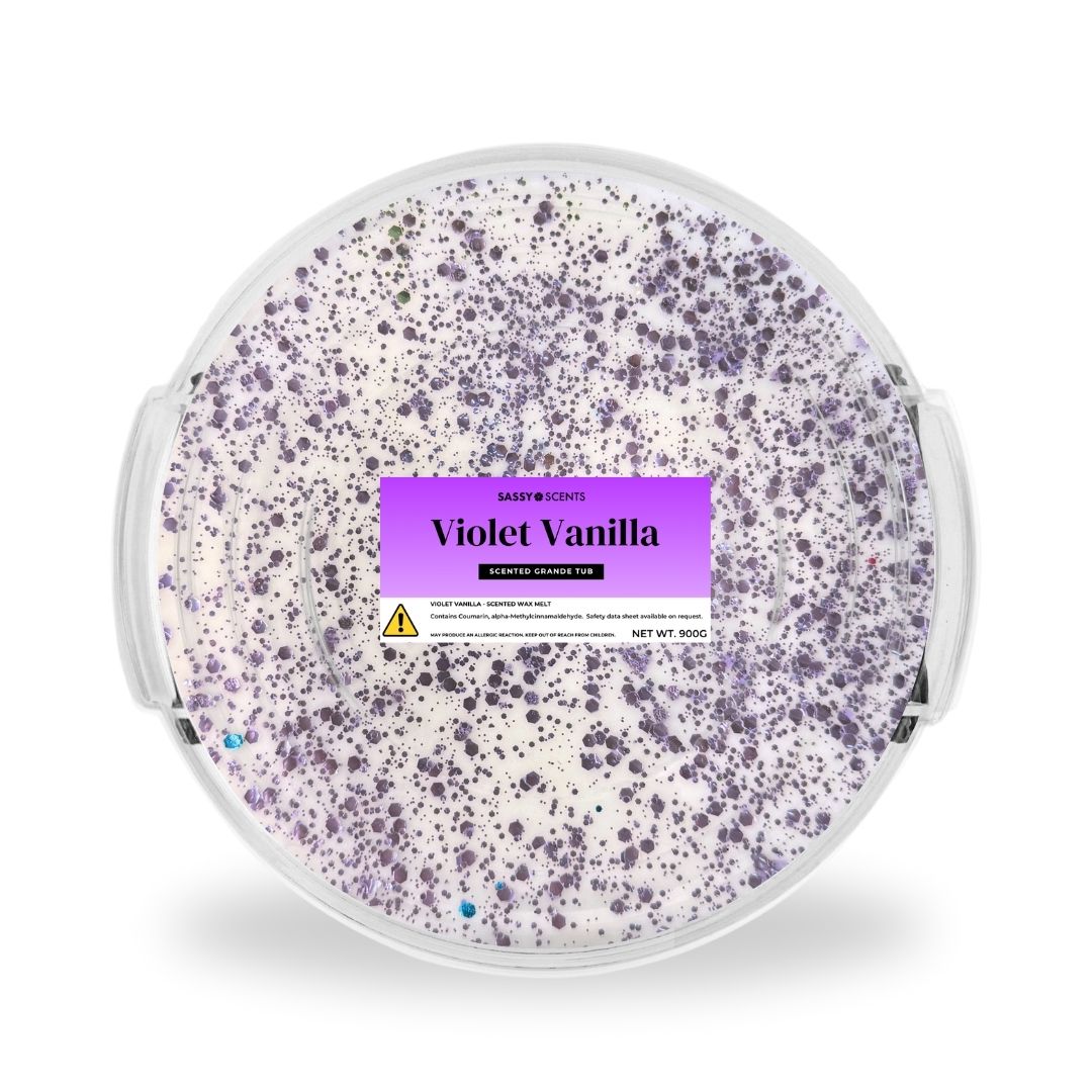 Violet Vanilla Grande Tub - Sassy Shop Wax