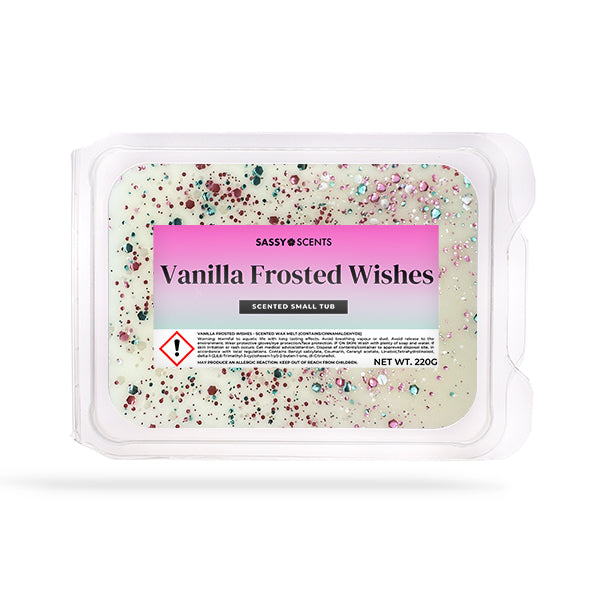 Vanilla Frosted Wishes Small Tub - Sassy Shop Wax