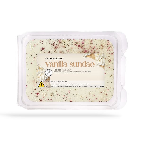 Vanilla Sundae Small Tub - Sassy Shop Wax