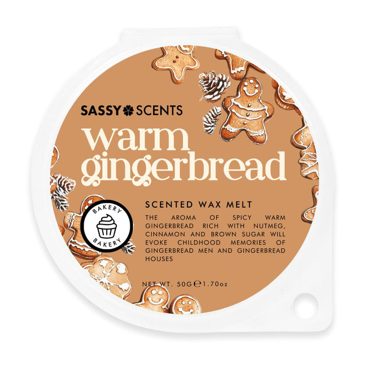 Warm Gingerbread Wax Melt - Sassy Shop Wax