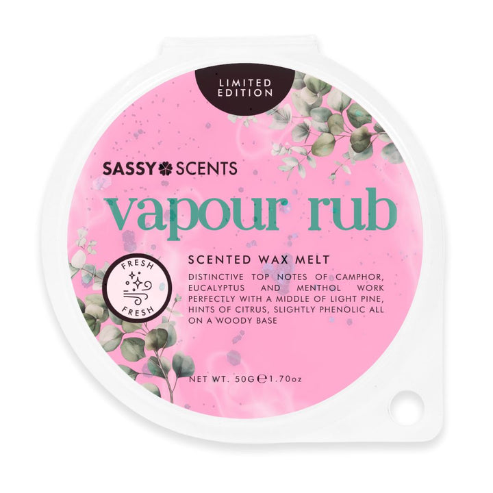 Vapour Rub Wax Melt - Sassy Shop Wax