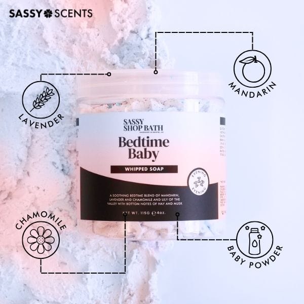 Bedtime Baby Whipped Soap - Sassy Scents