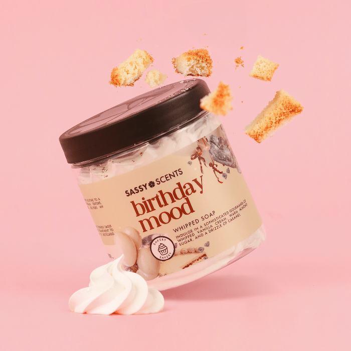 Birthday Mood Whipped Soap - Sassy Scents