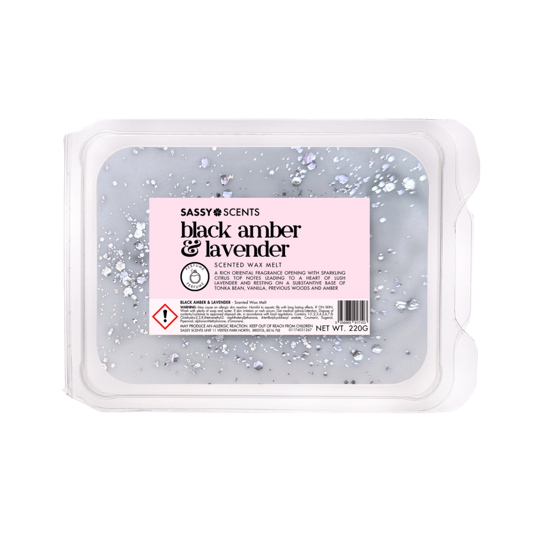 Black Amber & Lavender Small Tub - Sassy Scents