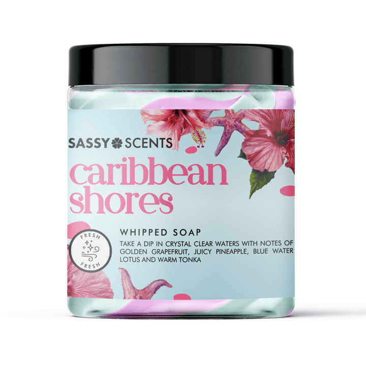 Caribbean Shores Whipped Soap - Sassy Scents