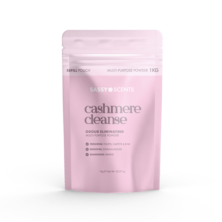 Cashmere Cleanse Odour Eliminating Multi - Purpose Powder Pouches - Sassy Scents