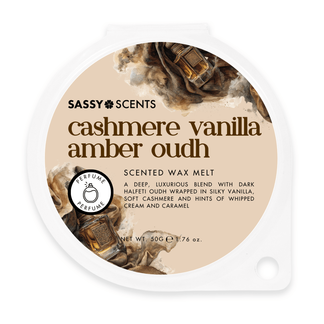 Cashmere Vanilla & Amber Oudh Wax Melt - Sassy Scents