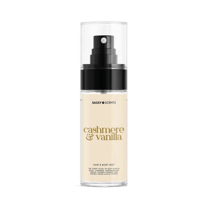 Cashmere & Vanilla Body Mist 100ml - Sassy Scents
