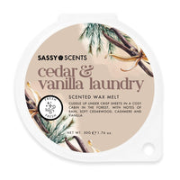 Cedar & Vanilla Laundry Wax Melt