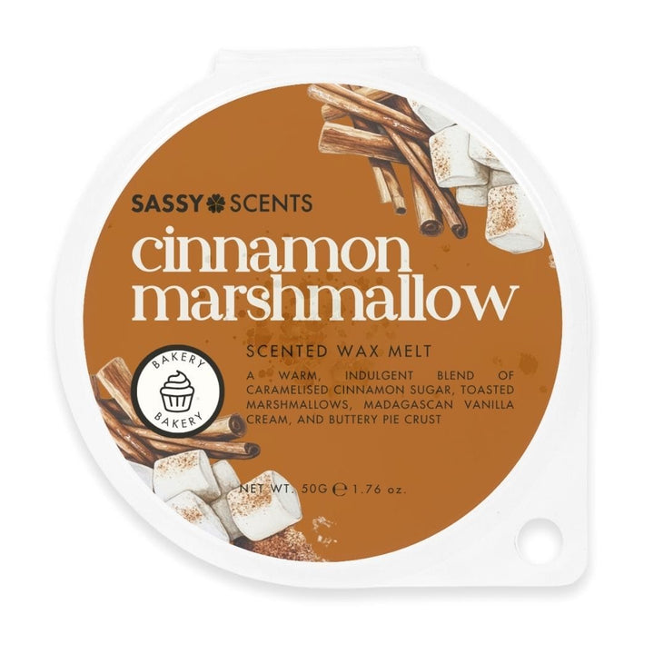 Cinnamon Marshmallow Wax Melt - Sassy Scents