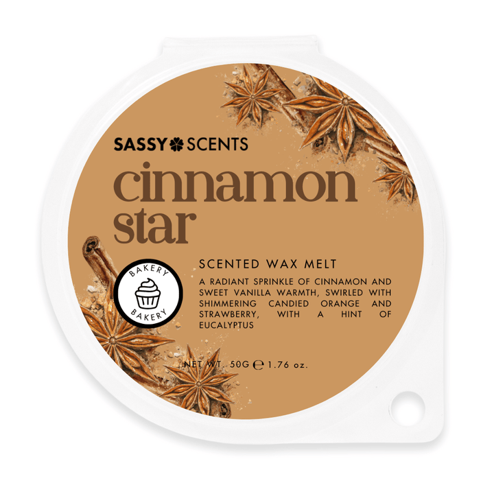 Cinnamon Star Wax Melt - Sassy Scents