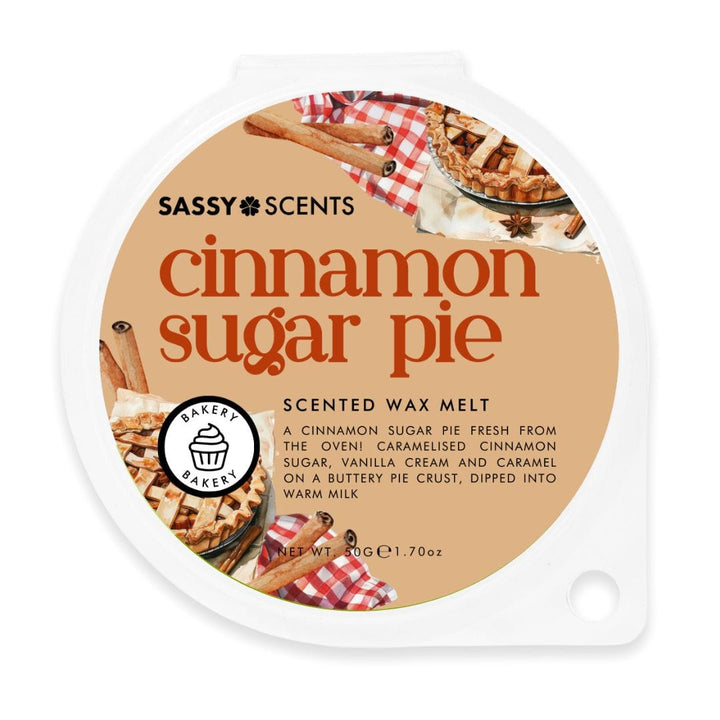 Cinnamon Sugar Pie Wax Melt - Sassy Scents