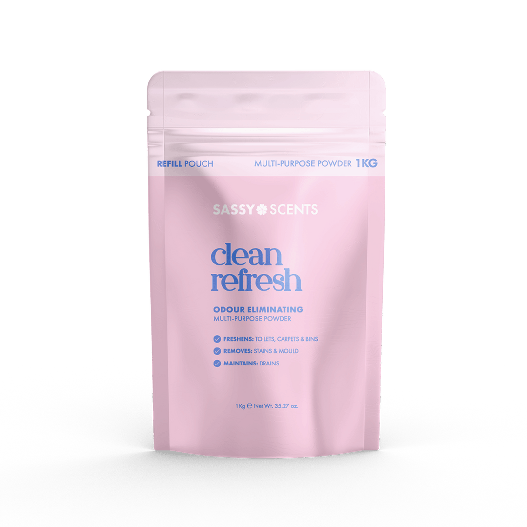 Clean Refresh Odour Eliminating Multi - Purpose Powder Pouches - Sassy Scents