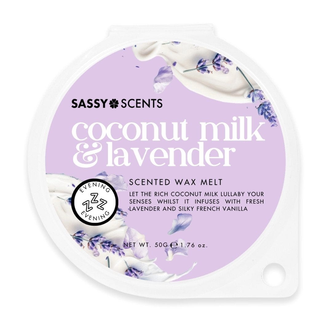 Coconut Milk & Lavender Wax Melt - Sassy Scents