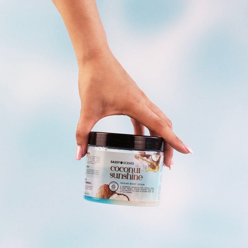 Coconut Sunshine Sugar Body Scrub - Sassy Scents