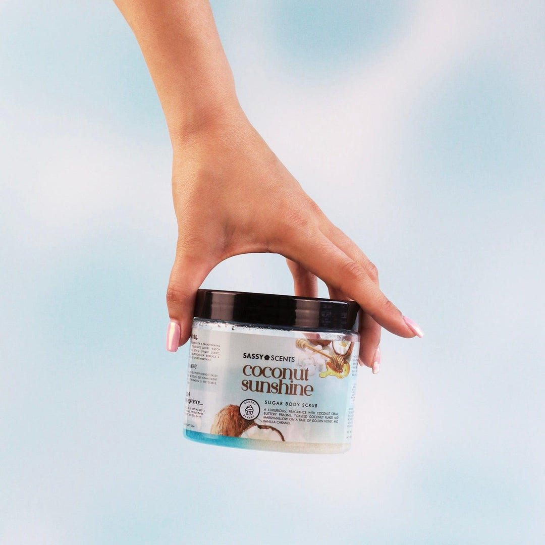 Coconut Sunshine Sugar Body Scrub - Sassy Scents