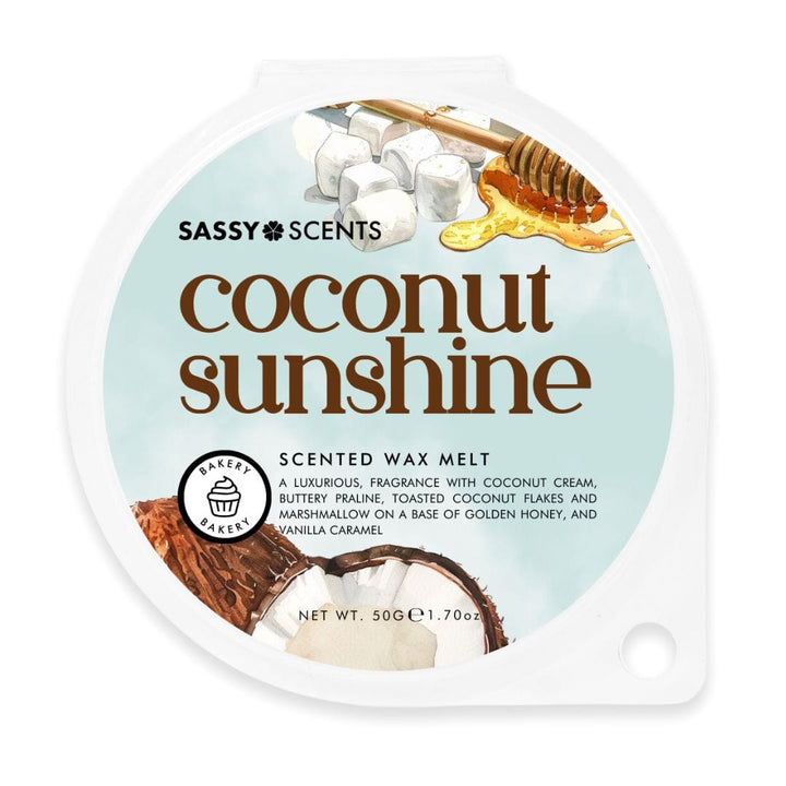 Coconut Sunshine Wax Melt - Sassy Scents
